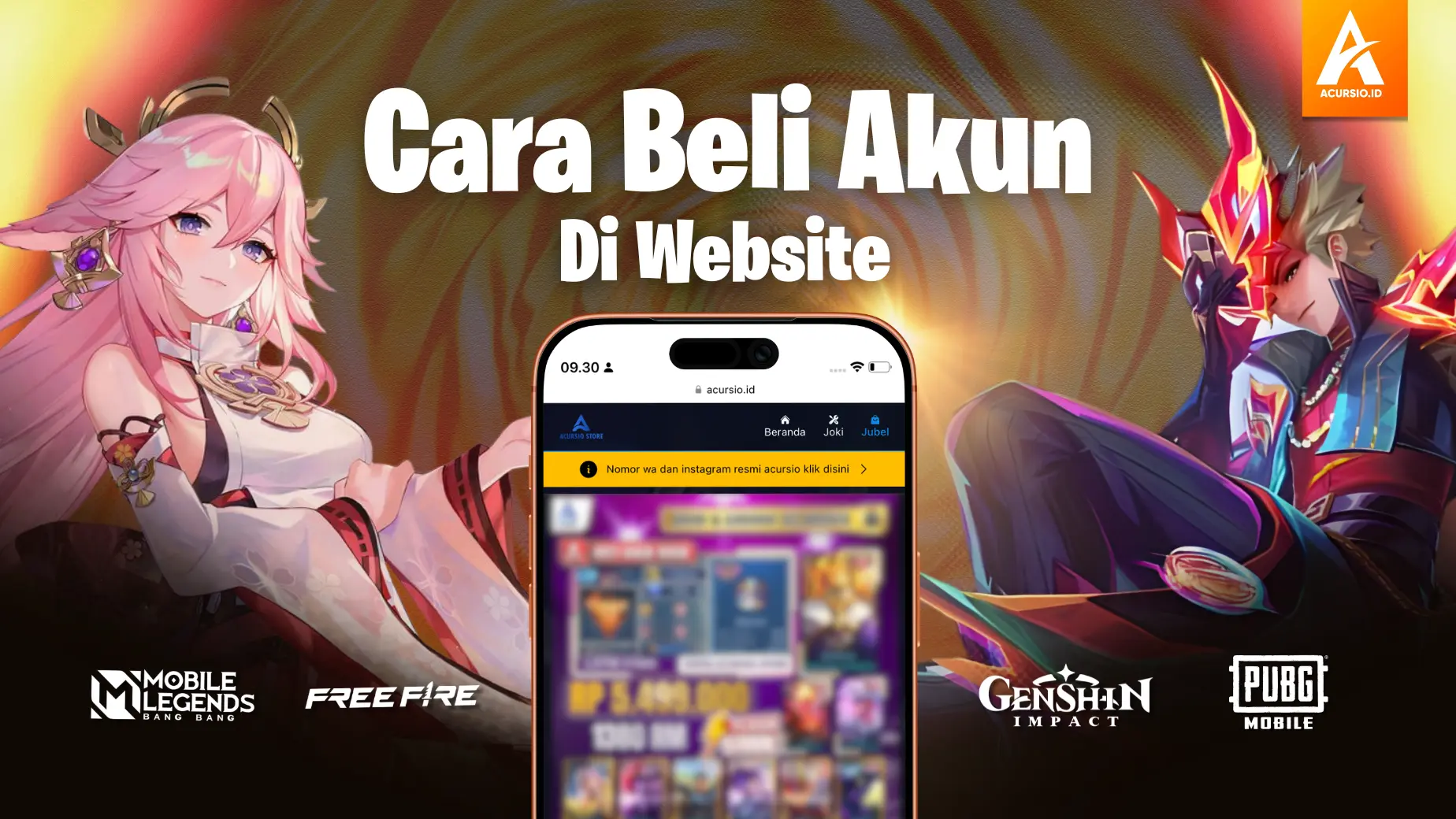 Cara Beli Akun